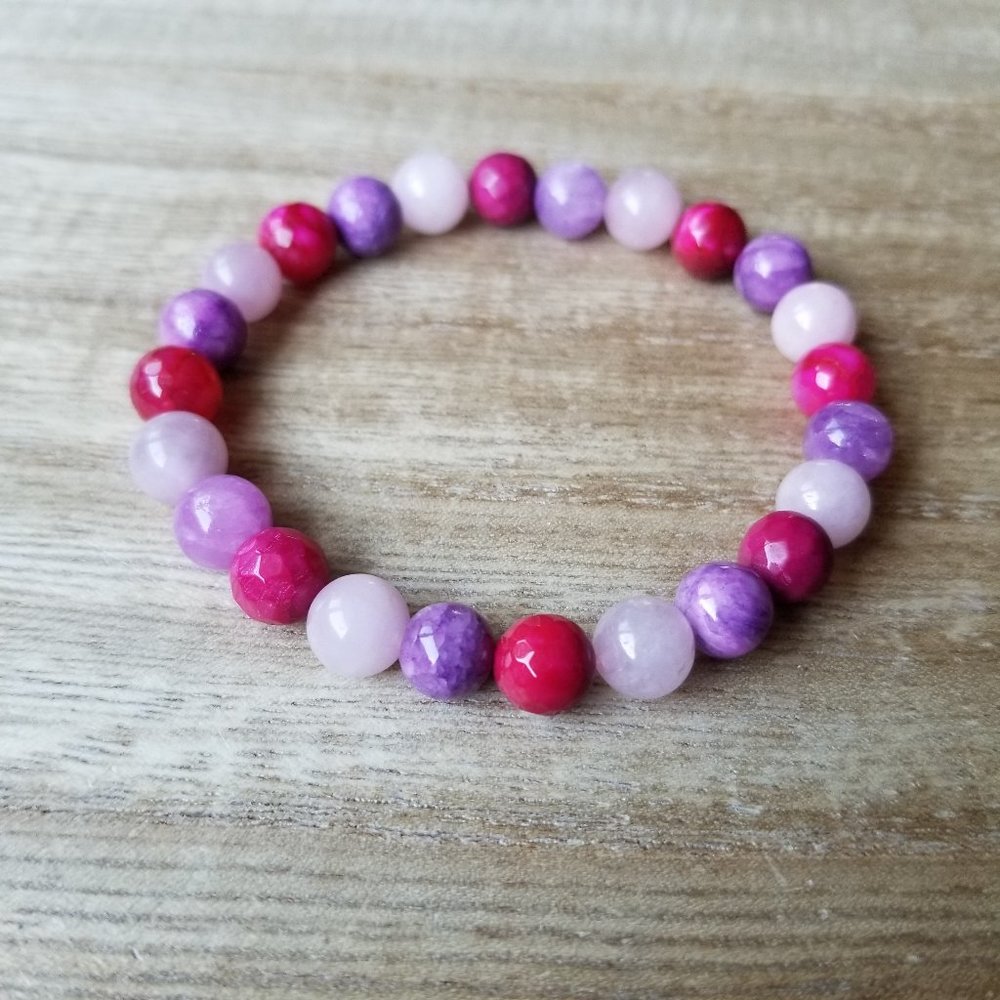 Cheshire Cat Gemstone Bracelet
